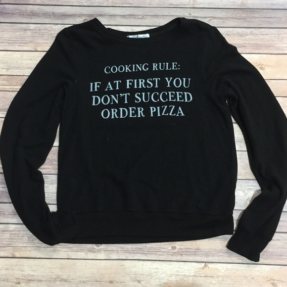 Wildfox Tops - Wildfox cooking rule long sleeve